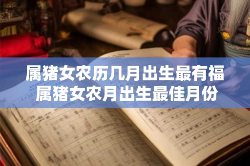 属猪女农历几月出生最有福 属猪女农月出生最佳月份