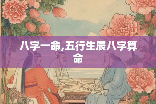 八字一命,五行生辰八字算命 八字一命,五行生辰八字算命