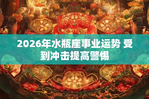 2026年水瓶座事业运势 受到冲击提高警惕