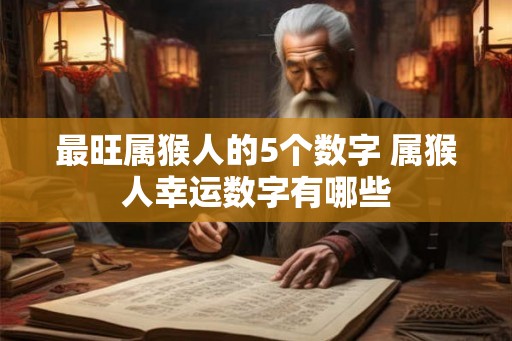 最旺属猴人的5个数字 属猴人幸运数字有哪些