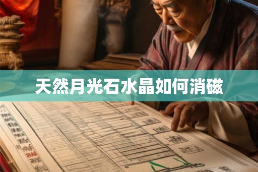 天然月光石水晶如何消磁