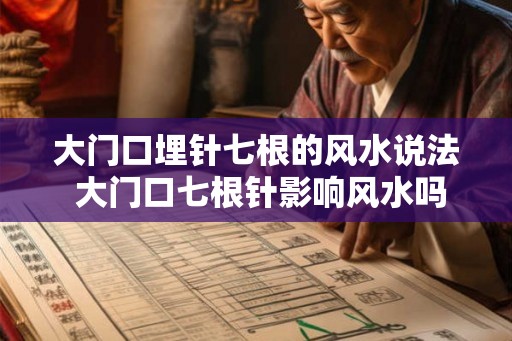 大门口埋针七根的风水说法 大门口七根针影响风水吗