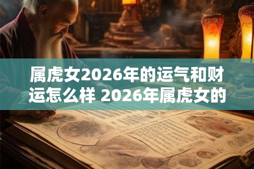 属虎女2026年的运气和财运怎么样 2026年属虎女的运势和财运如何