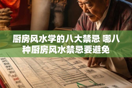 厨房风水学的八大禁忌 哪八种厨房风水禁忌要避免