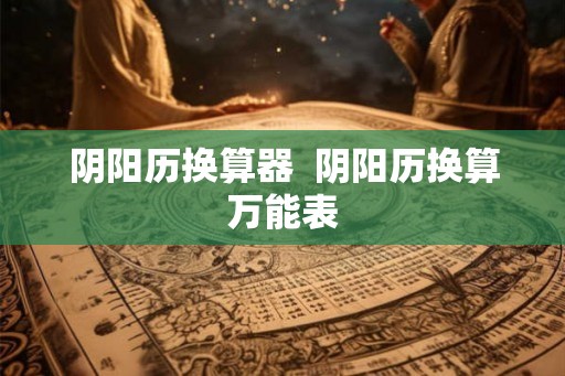阴阳历换算器 阴阳历换算万能表 阴阳历换算器 阴阳历换算万能表