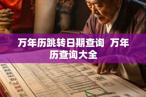 万年历跳转日期查询  万年历查询大全