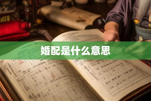 婚配是什么意思