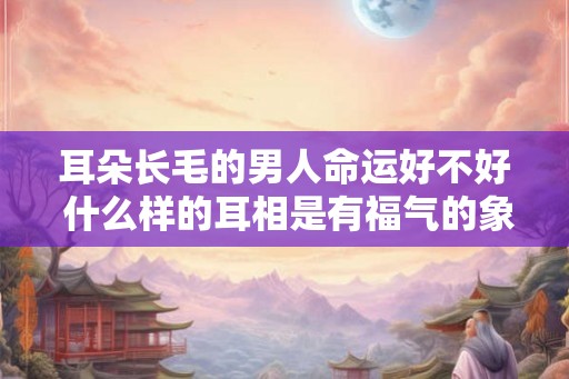 耳朵长毛的男人命运好不好 什么样的耳相是有福气的象征