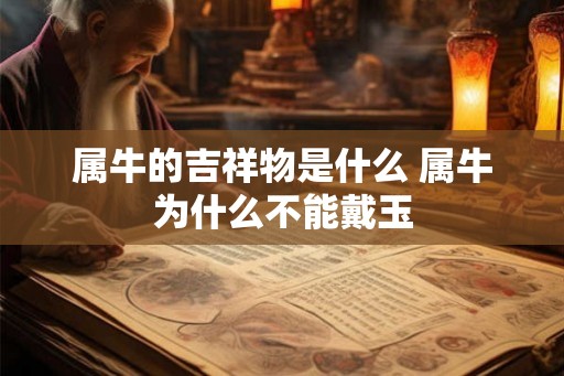 属牛的吉祥物是什么 属牛为什么不能戴玉