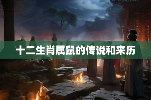 十二生肖属鼠的传说和来历