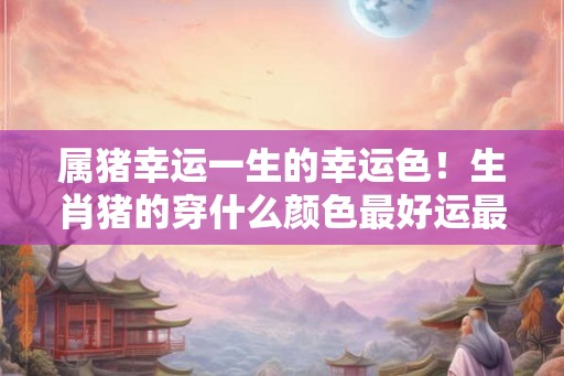 属猪幸运一生的幸运色!生肖猪的穿什么颜色最好运最幸福 属猪幸运一生的幸运色!生肖猪的穿什么颜色最好运最幸福
