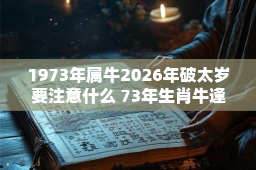 1973年属牛2026年破太岁要注意什么 73年生肖牛逢马年运气如何