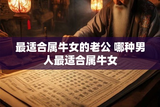 最适合属牛女的老公 哪种男人最适合属牛女