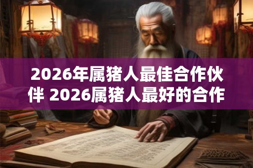 2026年属猪人最佳合作伙伴 2026属猪人最好的合作对象是谁 2026年属猪人最佳合作伙伴 2026属猪人最好的合作对象是谁