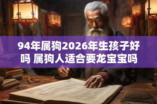 94年属狗2026年生孩子好吗 属狗人适合要龙宝宝吗