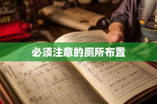 必须注意的厕所布置 必须注意的厕所布置