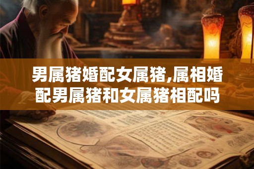 男属猪婚配女属猪,属相婚配男属猪和女属猪相配吗
