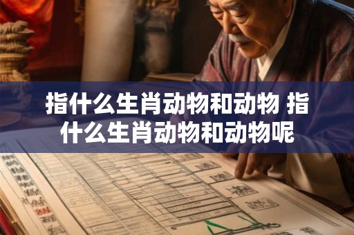 指什么生肖动物和动物 指什么生肖动物和动物呢 指什么生肖动物和动物 指什么生肖动物和动物呢
