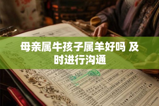 母亲属牛孩子属羊好吗 及时进行沟通