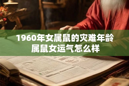 1960年女属鼠的灾难年龄 属鼠女运气怎么样