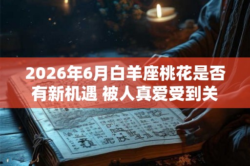 2026年6月白羊座桃花是否有新机遇 被人真爱受到关注