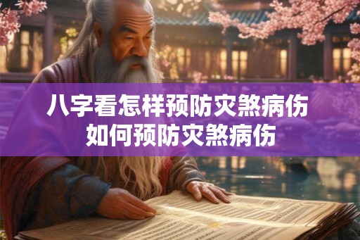 八字看怎样预防灾煞病伤 如何预防灾煞病伤