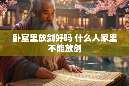 卧室里放剑好吗 什么人家里不能放剑 卧室里放剑好吗 什么人家里不能放剑