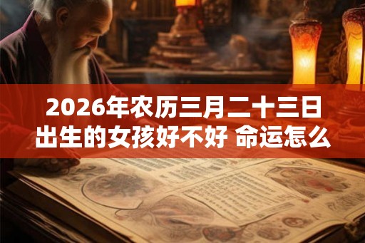 2026年农历三月二十三日出生的女孩好不好 命运怎么样