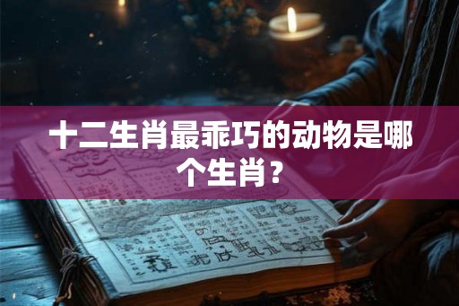 十二生肖最乖巧的动物是哪个生肖？