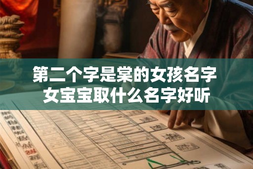 第二个字是棠的女孩名字 女宝宝取什么名字好听
