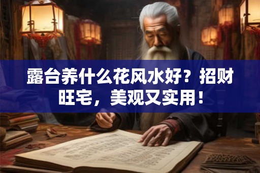 露台养什么花风水好？招财旺宅，美观又实用！
