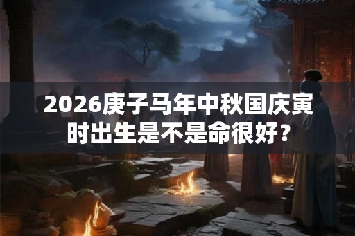 2026庚子马年中秋国庆寅时出生是不是命很好? 2026庚子马年中秋国庆寅时出生是不是命很好?
