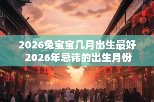 2026兔宝宝几月出生最好 2026年忌讳的出生月份