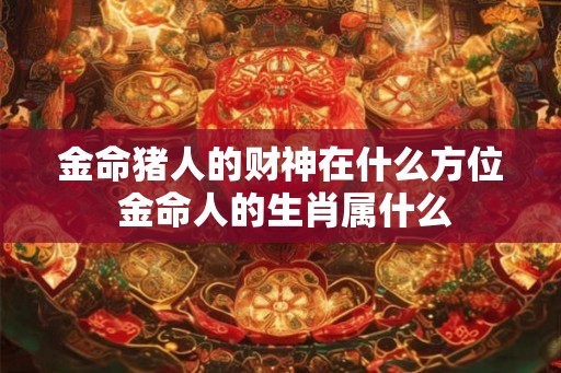 金命猪人的财神在什么方位 金命人的生肖属什么