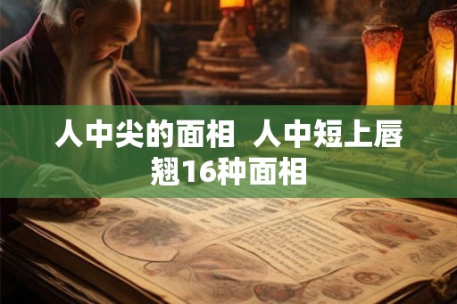 人中尖的面相 人中短上唇翘16种面相 人中尖的面相 人中短上唇翘16种面相