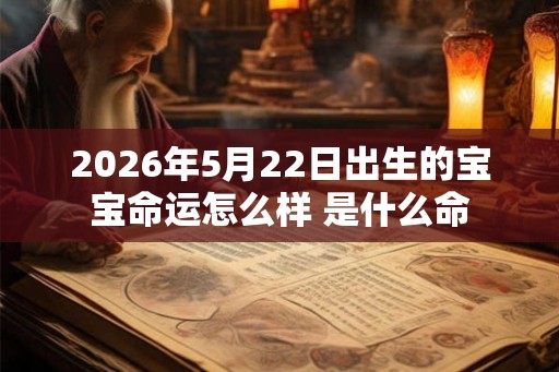 2026年5月22日出生的宝宝命运怎么样 是什么命