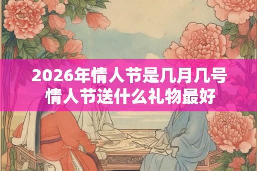 2026年情人节是几月几号 情人节送什么礼物最好
