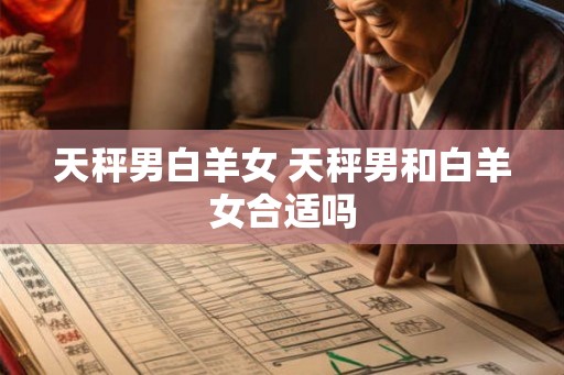 天秤男白羊女 天秤男和白羊女合适吗 天秤男白羊女 天秤男和白羊女合适吗