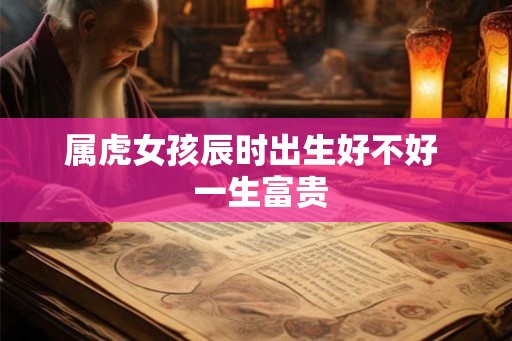 属虎女孩辰时出生好不好  一生富贵