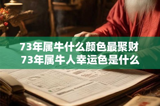 73年属牛什么颜色最聚财 73年属牛人幸运色是什么