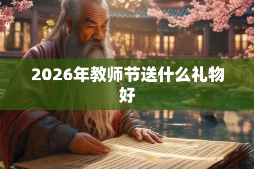 2026年教师节送什么礼物好