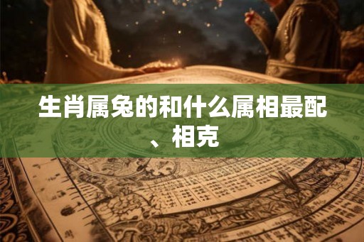 生肖属兔的和什么属相最配、相克