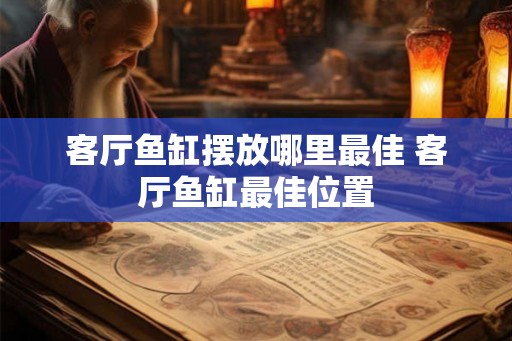 客厅鱼缸摆放哪里最佳 客厅鱼缸最佳位置