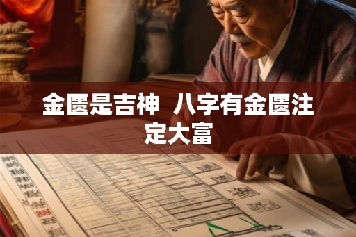金匮是吉神 八字有金匮注定大富 金匮是吉神 八字有金匮注定大富