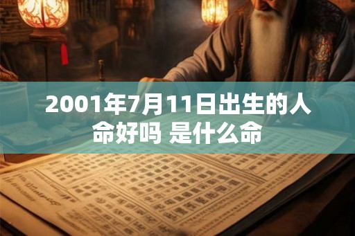2001年7月11日出生的人命好吗 是什么命