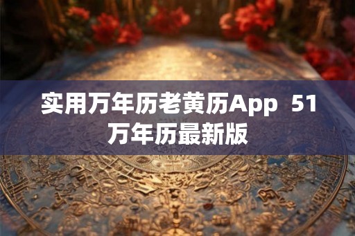 实用万年历老黄历App  51万年历最新版