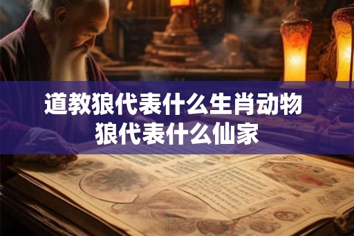 道教狼代表什么生肖动物 狼代表什么仙家
