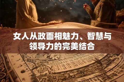 女人从政面相魅力、智慧与领导力的完美结合 女人从政面相魅力、智慧与领导力的完美结合