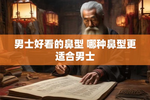 男士好看的鼻型 哪种鼻型更适合男士