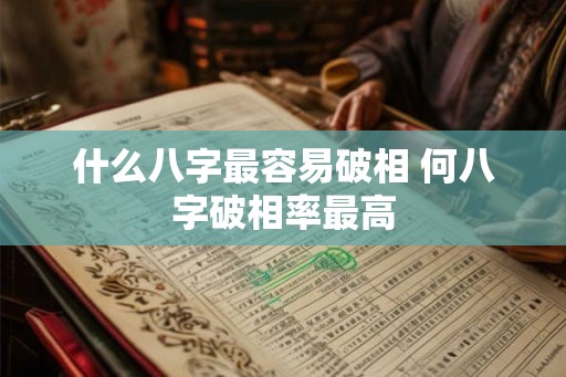 什么八字最容易破相 何八字破相率最高